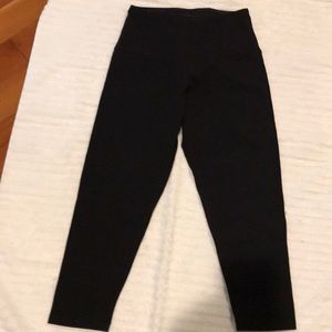 Ruby Ribbon Tummy Control Capris Black Small